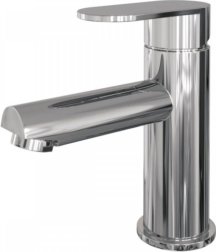 Brauer Wastafelkraan Chrome Edition HD3 Opbouw Laag Mengkraan Rond Coldstart Chroom 1 Greeps - Foto 2