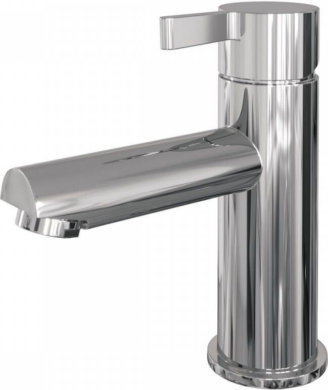 Brauer Wastafelkraan Chrome Edition Opbouw Laag Mengkraan Rond Coldstart Chroom 1 Greeps - Foto 2