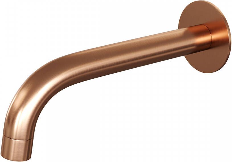 BRAUER Copper Edition Baduitloop gebogen uitloop 20cm rozet Koper geborsteld PVD 5-GK-005 - Foto 2