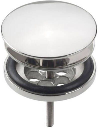 Clou Pollux plug met afdekkap niet afsluitbaar rvs Chroom HI PO10.30 - Foto 2
