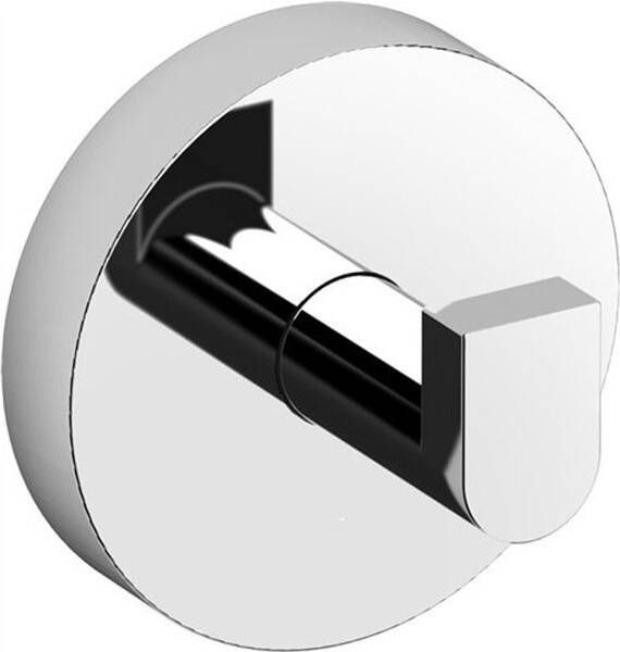 Clou Flat handdoekhaak 4.8x4.8x3.6cm 2 stuks Chroom CL 09.02064 - Foto 2