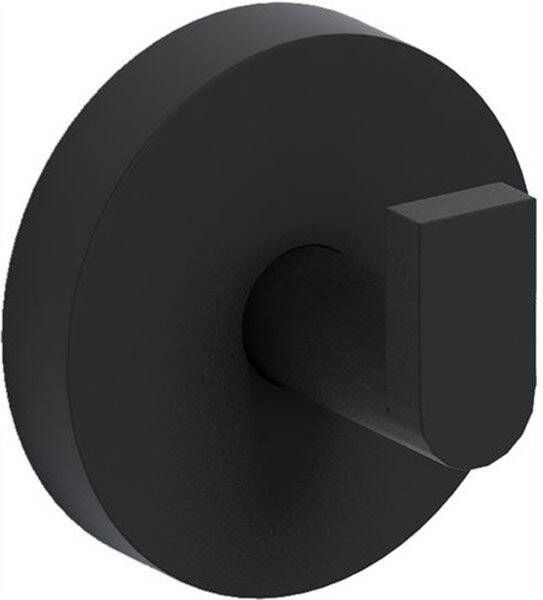 Clou Flat handdoekhaak 4.8x4.8cm 2 stuks Zwart mat CL 09.02064.21 - Foto 2