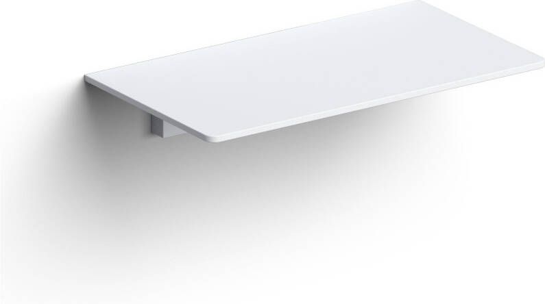 Clou Sjokker telefoon douche planchet wandmodel mat wit poedercoating 18x10x3 5 (bxdxh)