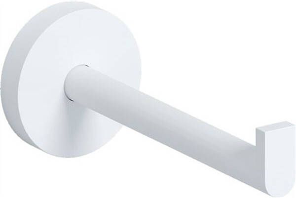 Clou Toiletrolhouder Flat Zonder Klep 12.1cm Poedercoating Mat Wit - Foto 2