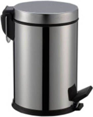 Creavit Afval Padaalemmer 5L Glans Chroom