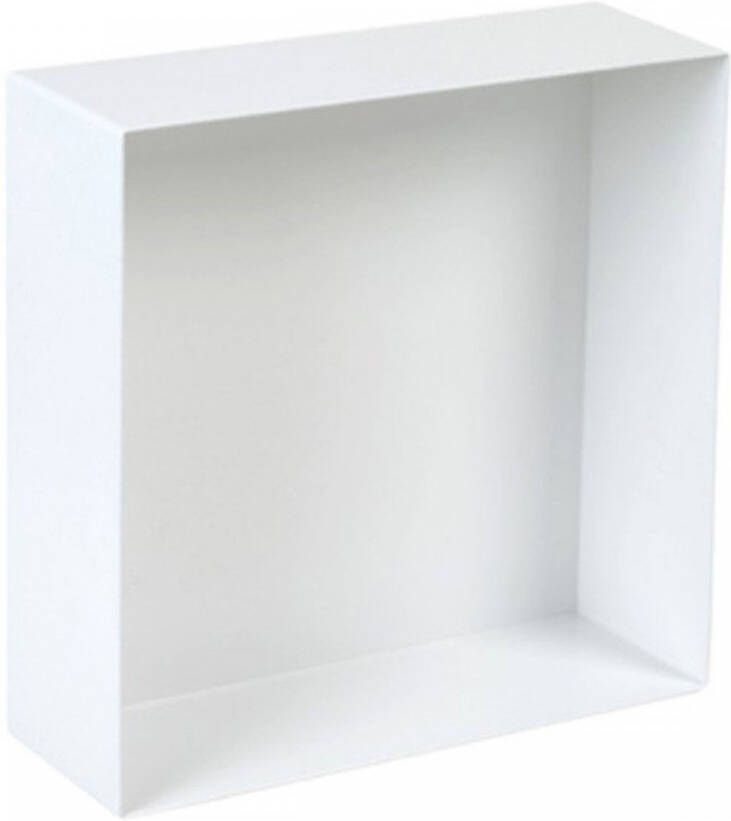 Plieger Inbouwnis Waterproof Voor In Wand 30x30 cm RVS Wit