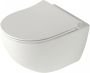 Plieger Toiletpot Hangend Zano 36x49.5x40cm Wandcloset Keramiek Wit Diepspoel Rimless met Softclose Toiletzitting - Thumbnail 2
