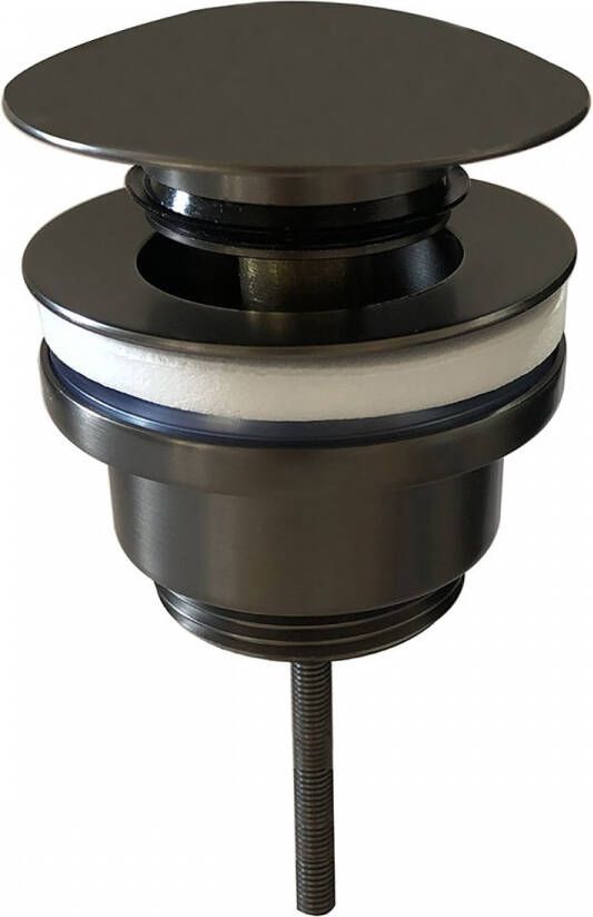 Wiesbaden Caral clickwaste afvoerplug 5 4" gunmetal 33.7010