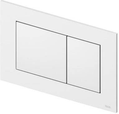 TeCe Now bedieningsplaat duospoeling kunststof extra dun glans wit 9.240.400 - Foto 2