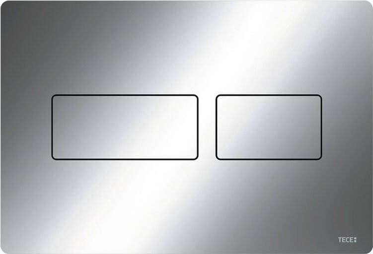 TECE Solid bedieningsplaat RVS glanzend chroom