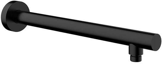 Wiesbaden Douchearm UniMatch Caral | 45 cm | Wandmontage | Messing | Rond | Zwart mat - Foto 2