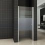 Wiesbaden Douchedeur Florida Nisdeur Draaideur Linksdraaiend 100x200cm Antikalk Helder Mat Glas Chroom Profiel 8mm Veiligheidsglas Easy Clean - Thumbnail 4