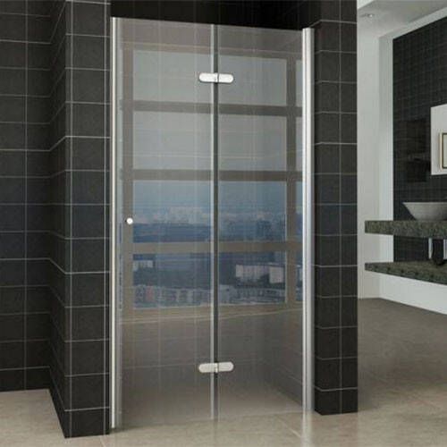 Wiesbaden Douchedeur Nisdeur Vouwdeur Rechts 90x202cm Antikalk Helder Glas Chroom Profiel 8mm Veiligheidsglas