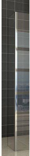 Wiesbaden Douchewand Miami 40x200cm Antikalk Helder Glas Chroom Hoekprofiel 10mm Veiligheidsglas Easy Clean - Foto 7