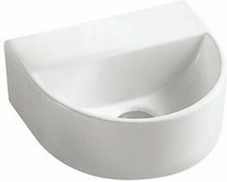 Wiesbaden Fontein Lara | 30x25x12 cm | Keramiek | Wandmontage | Half rond | Wit glans - Foto 4