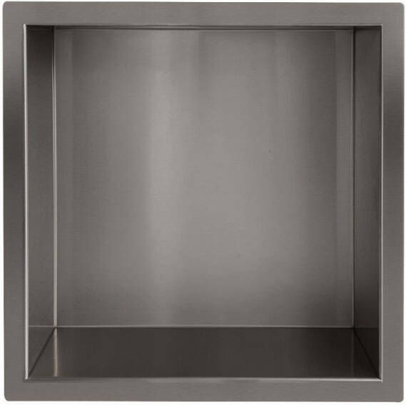 Wiesbaden Demis inbouwnis 30 x 30 x 7 cm gunmetal 33.4266 - Foto 3