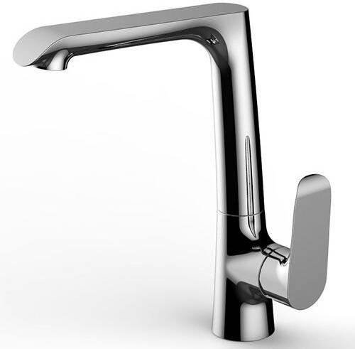 Wiesbaden Keukenkraan Tarma | Opbouw | 360° Draaibaar | Mengkraan | 1-hendel | Rond | Chroom - Foto 4