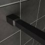 Wiesbaden Thinline profiel set 200 cm met stabilisatiestang 120 cm zwart mat - Thumbnail 5