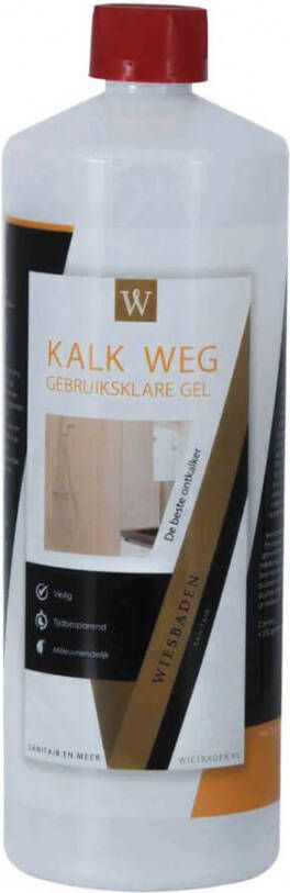 Wiesbaden Reinigingsmiddel Kalk Weg Gel 1000 ml - Foto 2