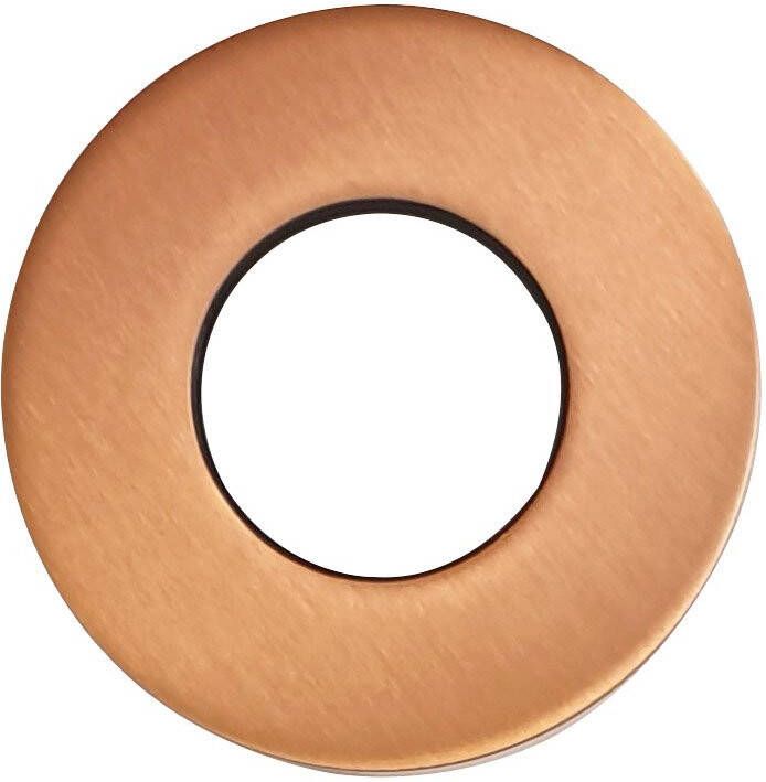 Wiesbaden Rozet Los t.b.v. Wastafel Sifon Star Laag Geborsteld Koper