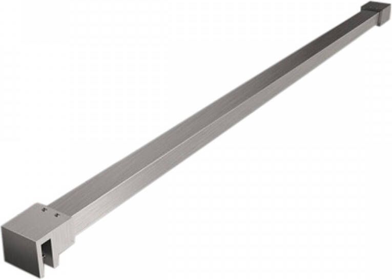 Wiesbaden Stabilisatiestang Slim | 120 cm | t.b.v. inloopdouche | Geborsteld staal - Foto 3