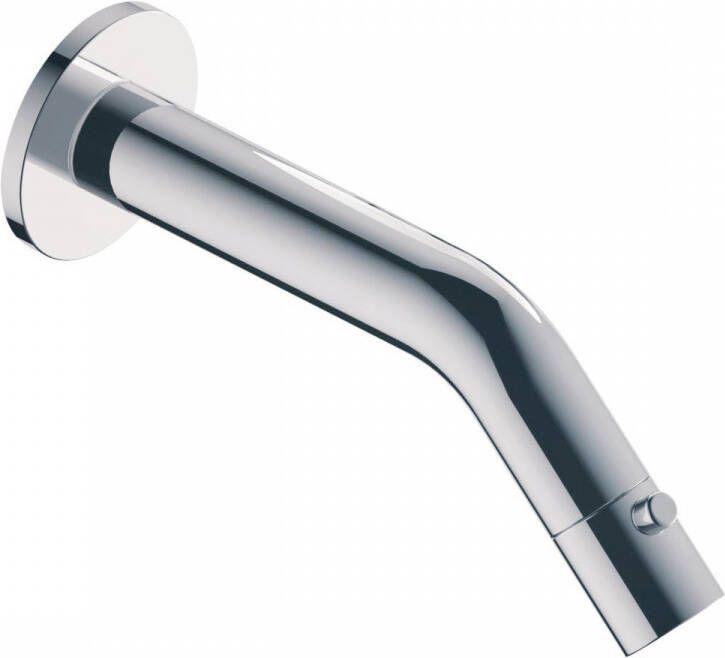 Wiesbaden Inbouw Toiletkraan Metro Muur Rond 22x8x5 5 cm Chroom (lengte uitloop: 14 cm) - Foto 2