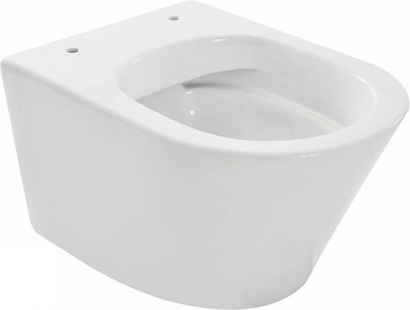 Wiesbaden Wandcloset Vesta Junior | 47 cm | Rimless | Excl.Toiletzitting | Keramiek | Wit glans