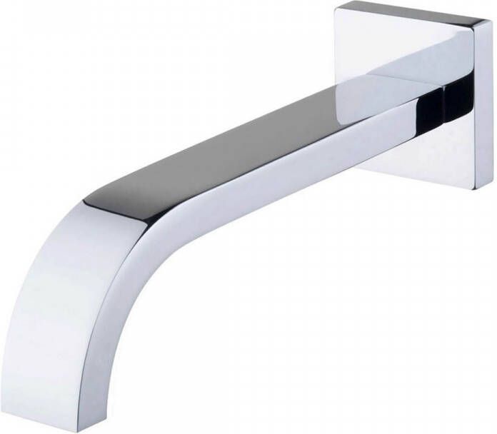 Wiesbaden Universele Uitloop Inbouw Vierkant Glans Chroom 30 cm 1 2