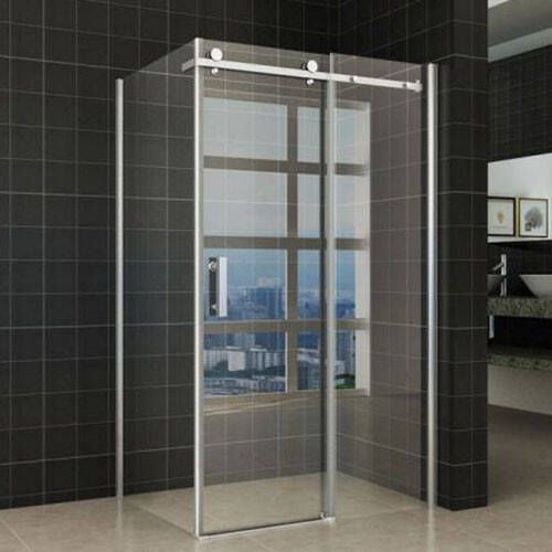 Xellanz Douchecabine Vegas Rechthoek Schuifdeur 90x120x200cm Antikalk Helder Glas Chroom Profiel 8mm Veiligheidsglas Easy Clean