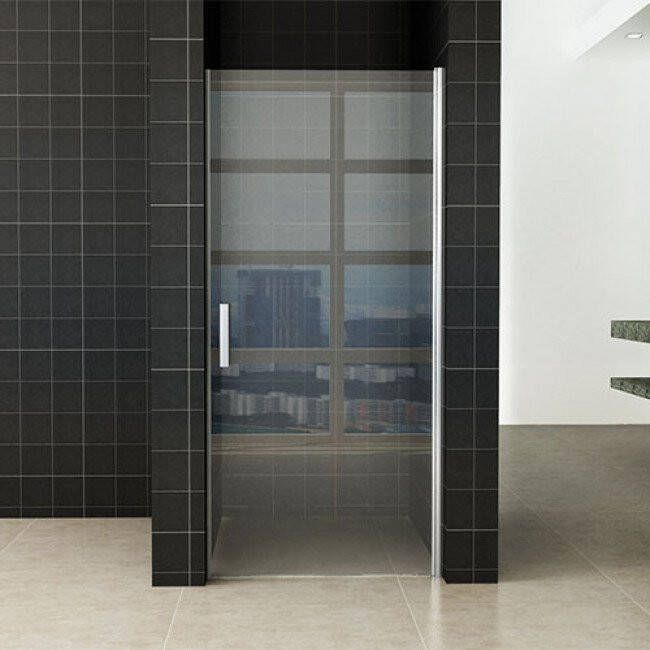 Xellanz Douchedeur Eco Nisdeur Draaideur 100x195cm Helder Glas Chroom Profiel 6mm Veiligheidsglas Easy Clean - Foto 3