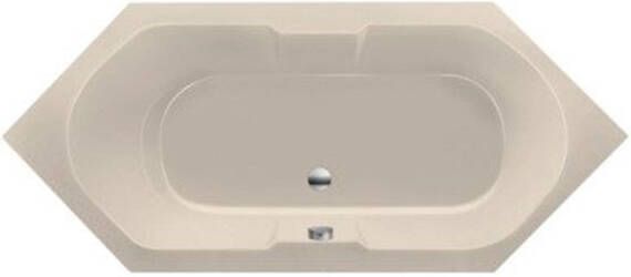 Xenz Antilla 190x80x45cm met poten zonder afvoer Acryl Crème Mat 6818-14