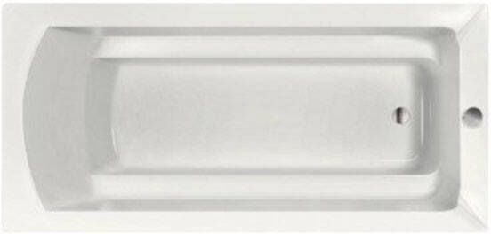 Xenz Ligbad Inbouw Bodysize Rechthoek 1-2 Persoons Duobad 90x170x45cm Acryl Edelweiss Mat met Poten - Foto 2