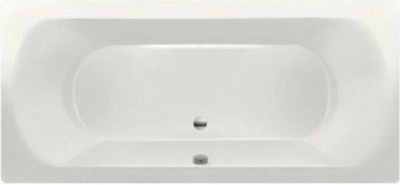 Xenz Ligbad Inbouw Lagoon Rechthoek 1-2 Persoons Duobad 75x170x50cm Acryl Edelweiss Mat met Poten - Foto 5