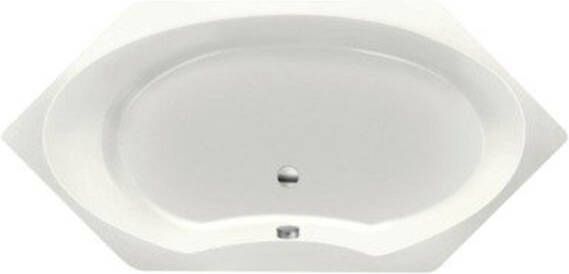 Xenz Ligbad Inbouw Orona Hoekbad 1-2 Persoons Duobad 90x190x50cm Acryl Edelweiss Mat met Poten - Foto 2