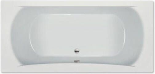 Xenz Ligbad Inbouw Robijn Rechthoek 1-2 Persoons Duobad 80x180x45cm Acryl Glans Wit met Poten - Foto 5