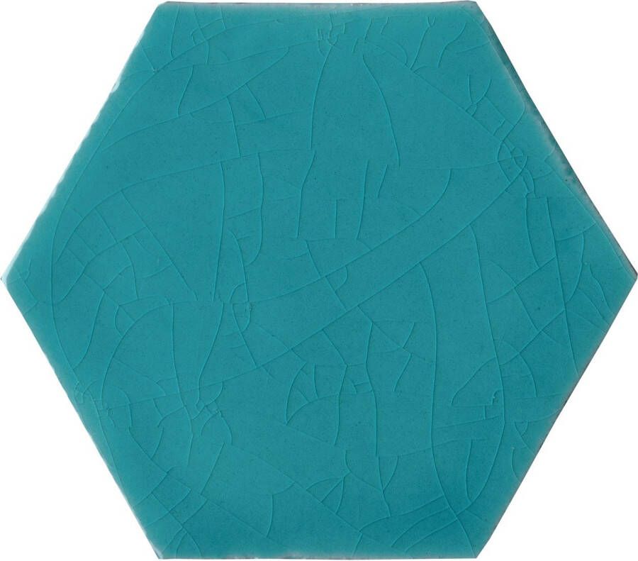 Alcoceram hexagon tegel Manual Exagono 10X11 5 Verde Azulado