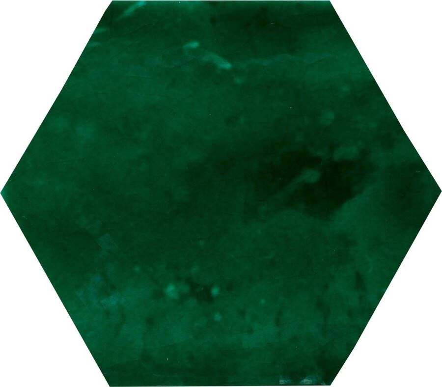 Alcoceram hexagon tegel Manual Exagono 10X11 5 Verde Cobre