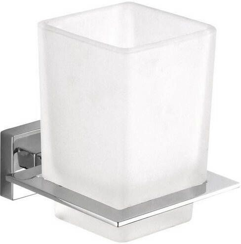 Sapho Bekerhouder Apollo Hangend 8x10.1 cm Chroom Melkglas