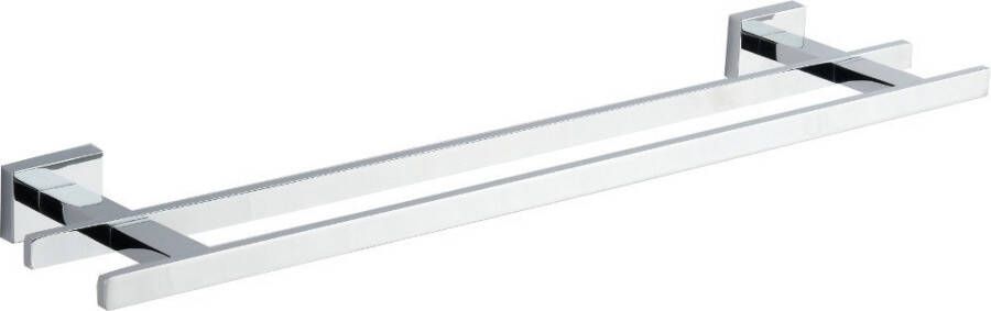 Sapho Dubbele Handdoekhouder Apollo Hangend 55 cm Chroom