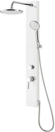 Sapho Douchepaneel Figa 105x12.5 cm met Mengkraan Wit