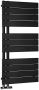 Aqualine Mili radiator mat zwart 45x93cm 381W - Thumbnail 2