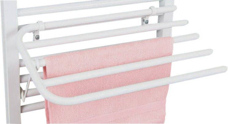 Aqualine Radiator beugel KDO voor 4 handdoeken 50cm wit