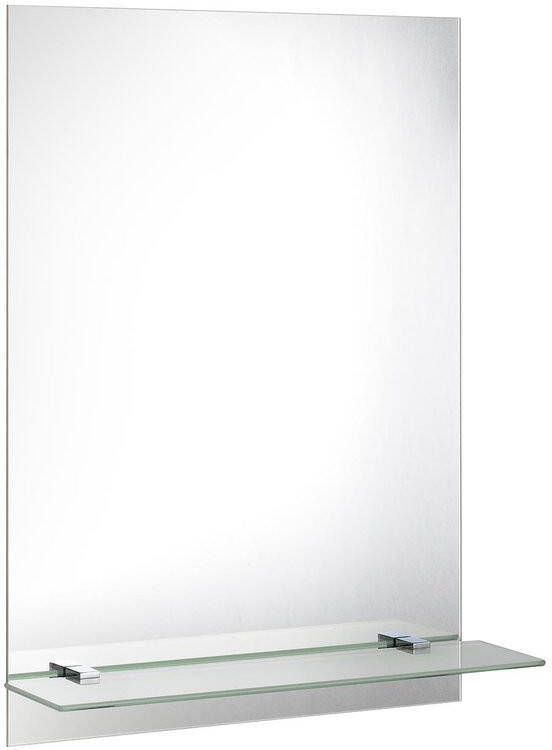 Aqualine Spiegel met gaten voor plank 50x70cm inclusief hangers