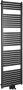 Aqualine Tondi handdoek radiator 45x169 mat zwart - Thumbnail 1
