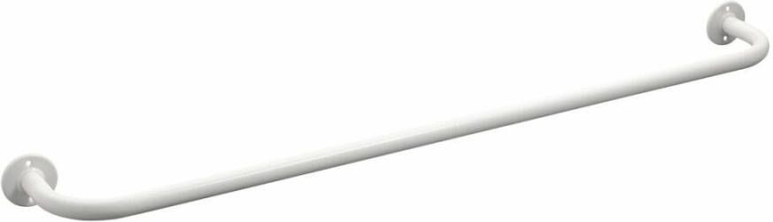 Aqualine White Line handdoekhouder 80 cm metal wit
