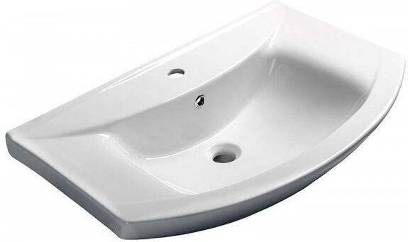 Aqualine Zero Wastafel voor badkamermeubel 75x48 5cm