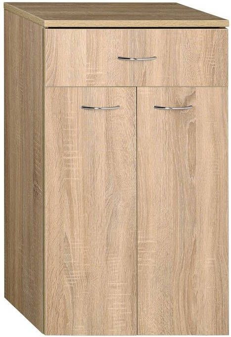 Aqualine Zoja Keramia Fresh lage opslagkast 50x78cm oak platin