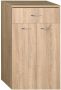 Aqualine Zoja Keramia Fresh lage opslagkast 50x78cm oak platin - Thumbnail 1