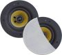 Aquasound Speakerset Samba (Draaibare Tweeter) Rond 205 mm Randloos Mat Zwart spksamba4065z - Thumbnail 2