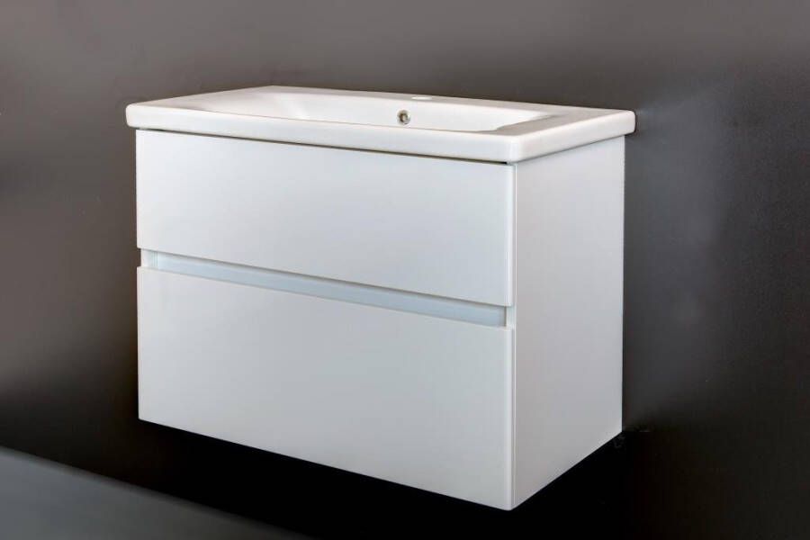 Best Design Badkamermeubel Quick Greeploos 65x56x44 cm Onderkast + Wastafel Oak Dark Brown - Foto 2